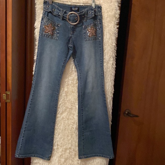 Denim - Vintage Angels Jeans With a Flare. Size 9. Pre-owned and in good shape.